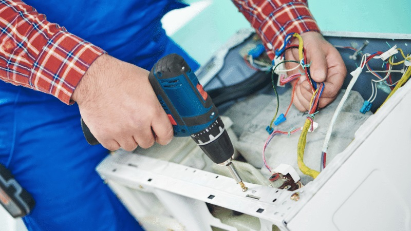 Haymana Esty Esty çamaşır makinesi kart tamiri – Su almama arızası orijinal parça ile giderildi. - Teknik servis örneği
